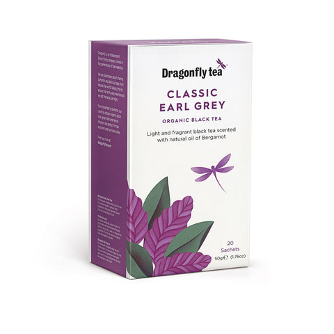 Classic Earl Grey, Organic Black Tea, 20 sachets