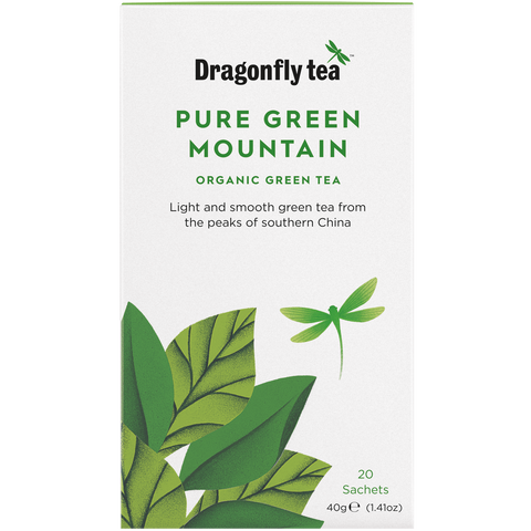 Pure Green Mountain, Organic Green Tea, 20 sachets