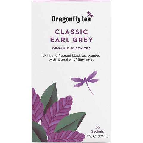 Classic Earl Grey, Organic Black Tea, 20 sachets