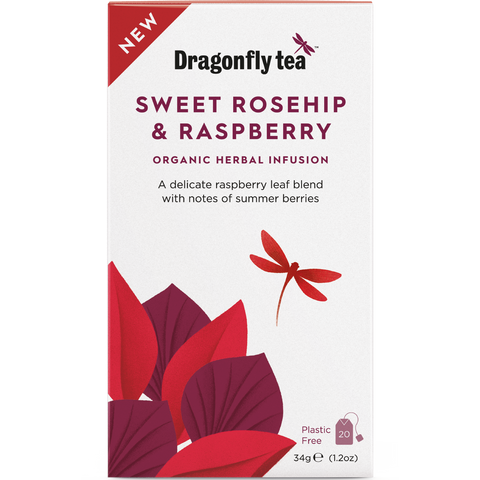 Sweet Rosehip & Raspberry Organic Herbal Tea 20 bag