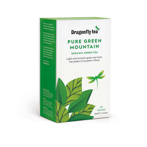 Pure Green Mountain, Organic Green Tea, 20 sachets