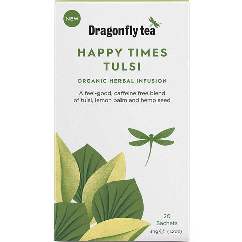 Happy Times Tulsi, Organic Herbal Infusion, 20 sachets